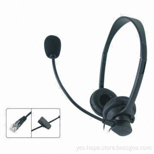 Professional Call Center Headset with Stylish Design, Lightweight, Durable